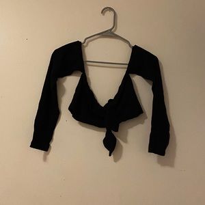 Black off the shoulder Top